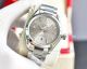 41.5mm Omega Seamaster Aqua Teera 150M Grey Face Leather Strap Copy Watch  (3)_th.jpg